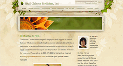 Desktop Screenshot of hgchinesemedicine.com