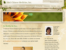 Tablet Screenshot of hgchinesemedicine.com